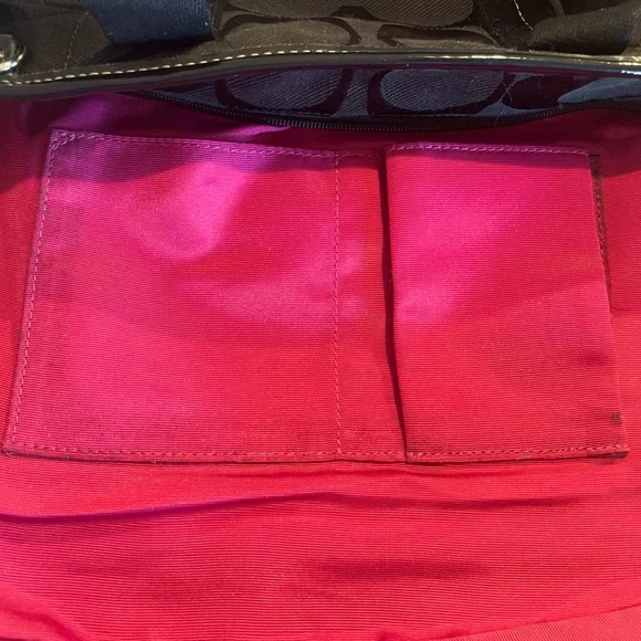 Coach Signature Kyra Tote with Crossbody Strap and Silver Toned Hardware - Picture 8 of 16